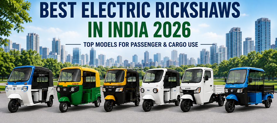 Best Electric Rickshaws in India (2026): Top E-Rickshaw Brands & Prices
